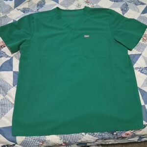Figs Men's Teal Short Sleeve Tee